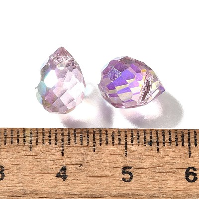 Transparent Glass Pendants GLAA-P070-A01-1