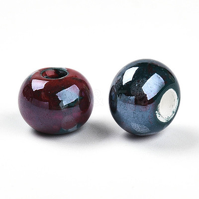 Handmade Porcelain European Beads OPDL-Q100-4-1