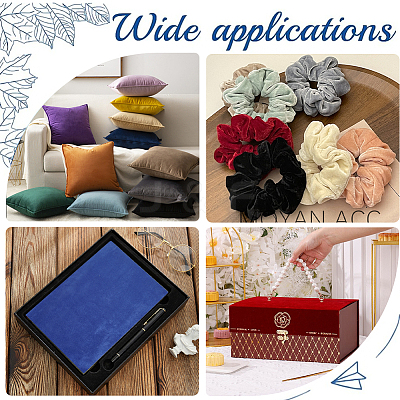 2M Velvet Book Covers DIY-WH0491-88A-05-1