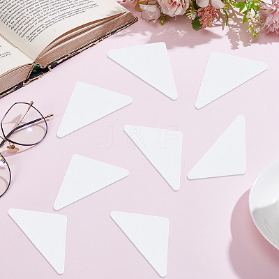 250Pcs PVC Shirt Collar Shaping Sticker AJEW-CY0002-33-1