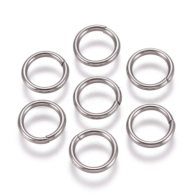 Tarnish Resistant 304 Stainless Steel Soldered Closed Jump Rings STAS-M274-024C-1