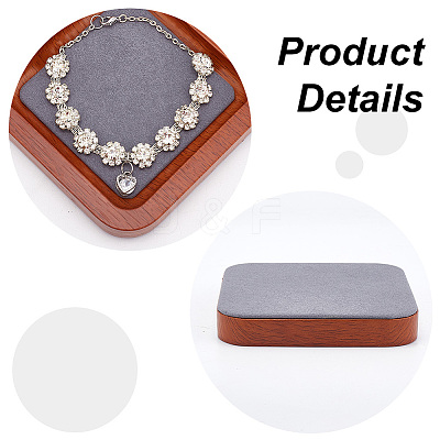 Square Wood Jewelry Plate AJEW-WH0401-71B-1