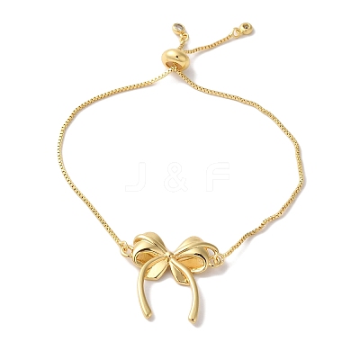 Brass Micro Pave Cubic Zirconia Silder Bracelets for Women LS-BJEW-C070-01B-G-1