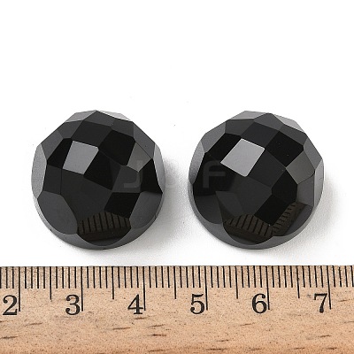 Natural Black Onyx(Dyed & Heated) Cabochons G-D350-01B-1