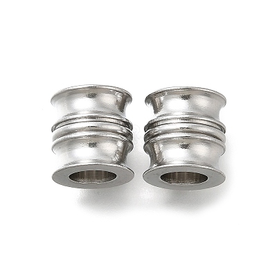 304 Stainless Steel Beads STAS-E039-32P-1