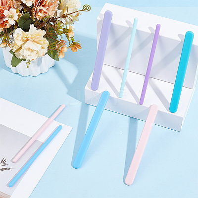 4Pcs 4 Colors Silicone Stirring Rods EPOX-DR0001-01A-1