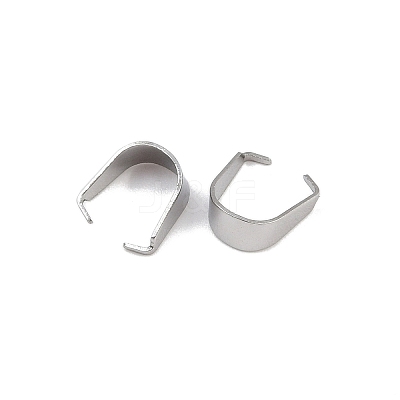 304 Stainless Steel Snap On Bails STAS-C135-01B-P-1