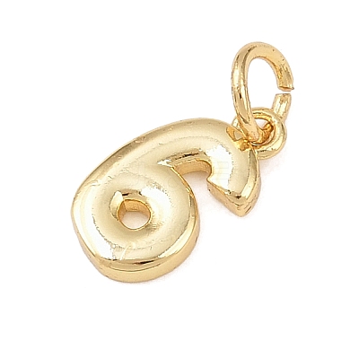 Brass Charms KK-G544-10G-06-1
