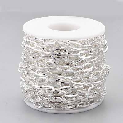 304 Stainless Steel Paperclip Chains CHS-T002-09-1