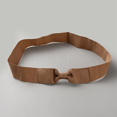 Women's Faux Suede Bowknot Stretchable Hat Band AJEW-WH0696-082R-1