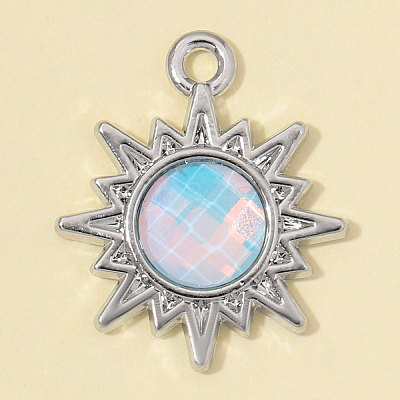 Zinc Alloy with Resin Pendants RE-OY001-13P-01-1