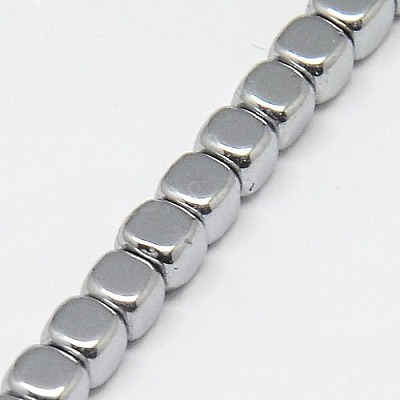 Electroplate Non-magnetic Synthetic Hematite Beads Strands G-J172-2x2mm-02-1