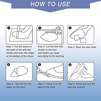 8Pcs 2 Style Shoe Sole Repair FIND-CA0006-84-1