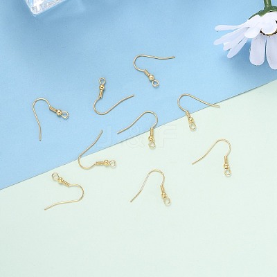 304 Stainless Steel Earring Hooks X-STAS-D448-036G-1