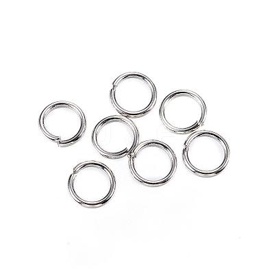 Tarnish Resistant 304 Stainless Steel Open Jump Rings STAS-D448-096P-4.5mm-1