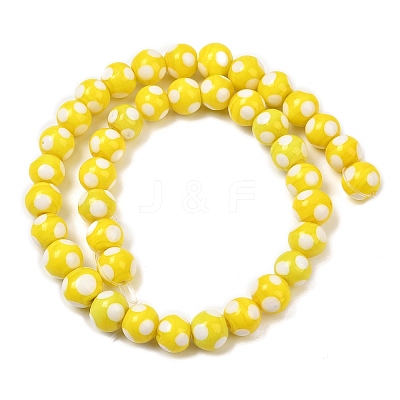 Handmade Lampwork Beads LAMP-D002-10mm-01-1