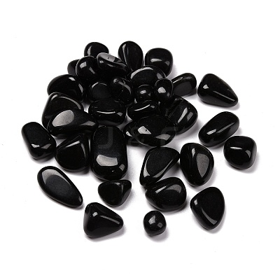 Natural Obsidian Beads G-O029-08H-1