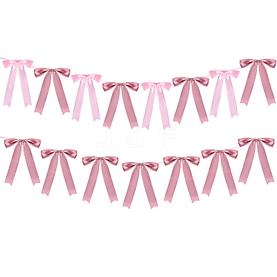 2Pcs Polyester Packaging Ribbon Bowknot HJEW-ME00127-1
