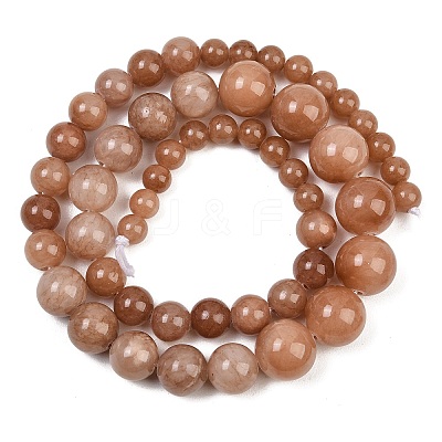 Natural Mashan Jade Graduated Beads Strands GG-CBA2AE1-A08-R-1