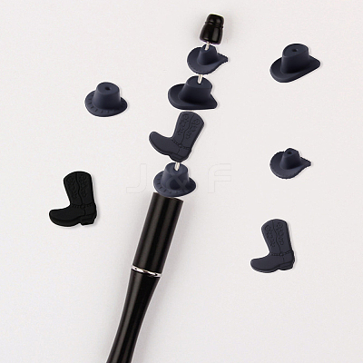26Pcs 5 Styles Silicone Focal Beads SIL-AR0001-19-1