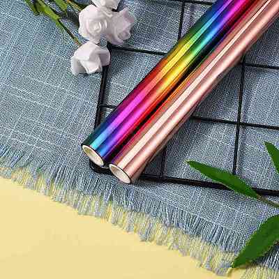 2 Rolls 2 Colors A4 Hot Stamping Foil Paper DIY-SZ0002-80-1