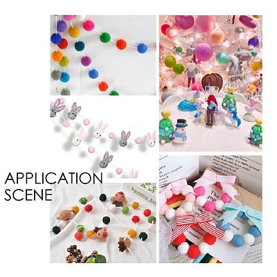 Wool Felt Balls AJEW-P081-A16-1