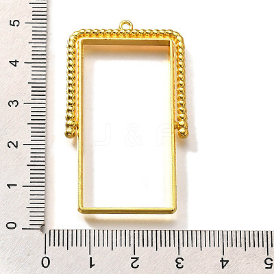 Alloy Open Back Bezel Pendants PALLOY-I223-07G-1