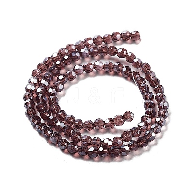 Electroplate Transparent Glass Beads Strands LS-EGLA-A035-T4mm-A13-1