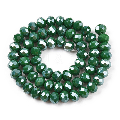 Electroplate Glass Beads Strands LS-EGLA-A034-P8mm-A24-A-1