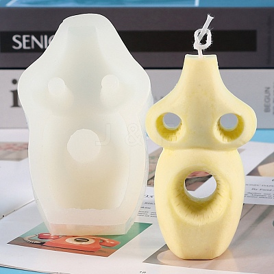 DIY Geometric Abstraction Style Candle Making Silicone Molds DIY-P056-03-1
