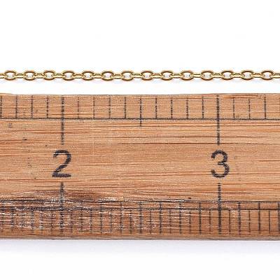 3.28 Feet Ion Plating(IP) 304 Stainless Steel Cable Chains X-CHS-H007-55G-1