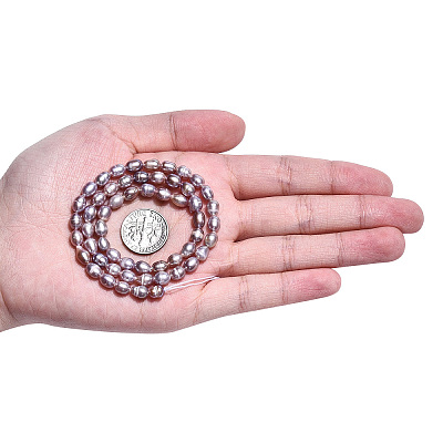 Natural Cultured Freshwater Pearl Beads Strands X1-PEAR-N012-04O-1