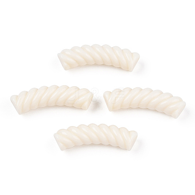 Opaque Sprial Acrylic Beads SACR-ZX010-19A-08-1
