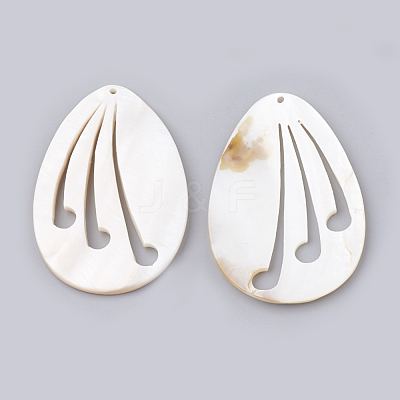 Freshwater Shell Big Pendants SHEL-T009-09-1