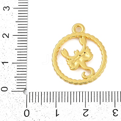 Twelve Constellations Alloy Pendants PALLOY-Q006-01L-G-1