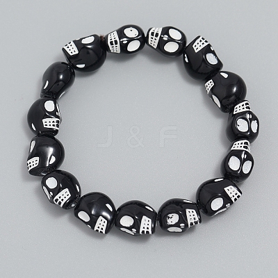 Resin Beaded Bracelets PW-WG98722-01-1