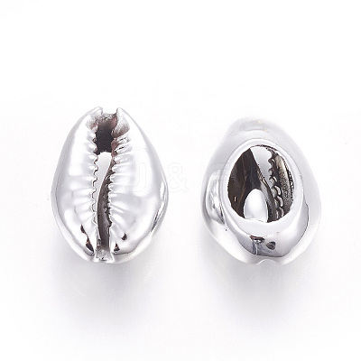 Electroplate Cowrie Shell Beads BSHE-X0006-02-1