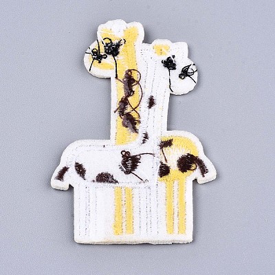 Computerized Embroidery Cloth Iron On/Sew On Patches AJEW-S076-002B-1