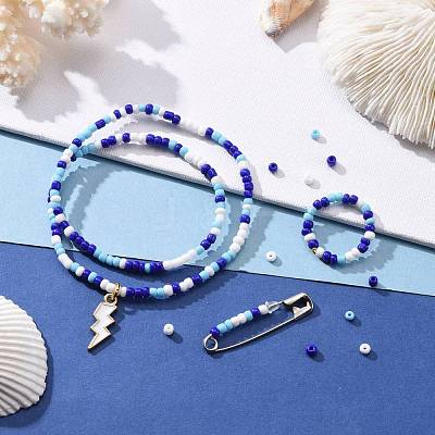 6500Pcs 300G 3 Colors Glass Seed Beads SEED-LS0001-03-1