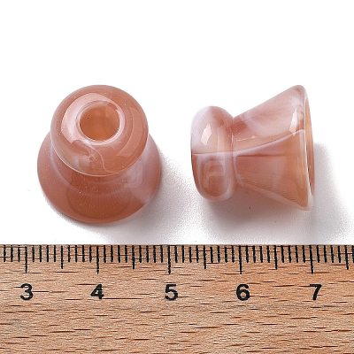 Two Tone Acrylic Beads OACR-S042-04I-1