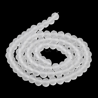 Transparent Glass Beads Strands X1-EGLA-A034-T4mm-MD19-1
