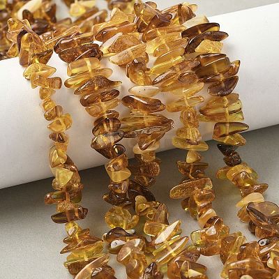 Natural Amber Beads Strands G-L095-D01-07-1