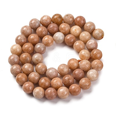 Natural Orange Quartz Beads Strands G-P551-A01-03-1