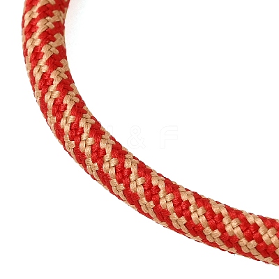 Braided Round Polyester Cord Bracelet Makings FB-CBAEDA0-01G-1