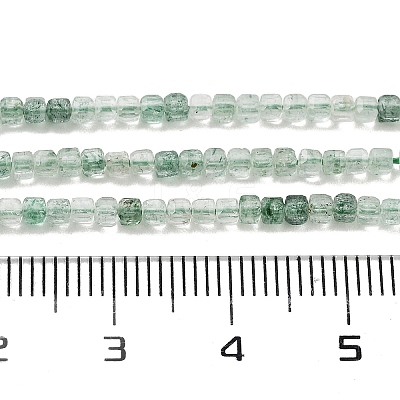 Natural Green Strawberry Quartz Beads Strands G-H042-B11-01B-1