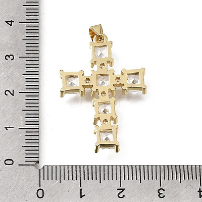 Easter Brass Pave Cubic Zirconia Pendants CU-E002-01B-G07-1