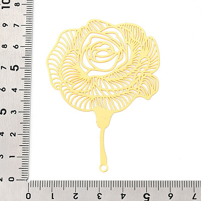 Brass Filigree Big Pendants KKC-T003-35G-1