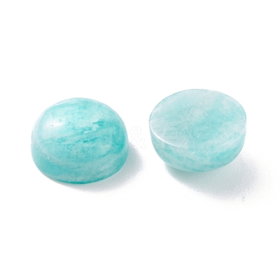 Dome/Half Round Natural Amazonite Cabochons G-O146-02D-1
