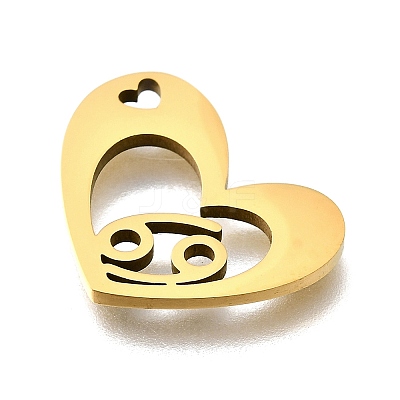 201 Stainless Steel Pendants STAS-A116-01G-04-1