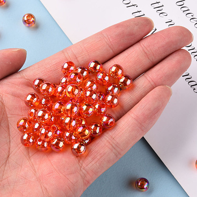 Transparent Acrylic Beads MACR-S370-B8mm-726-1